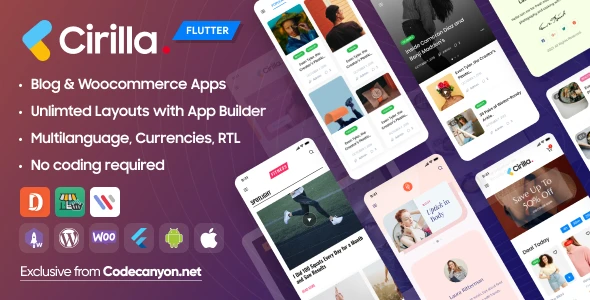 Download Cirilla – Multipurpose Flutter App For & Woocommerce WordPress ...